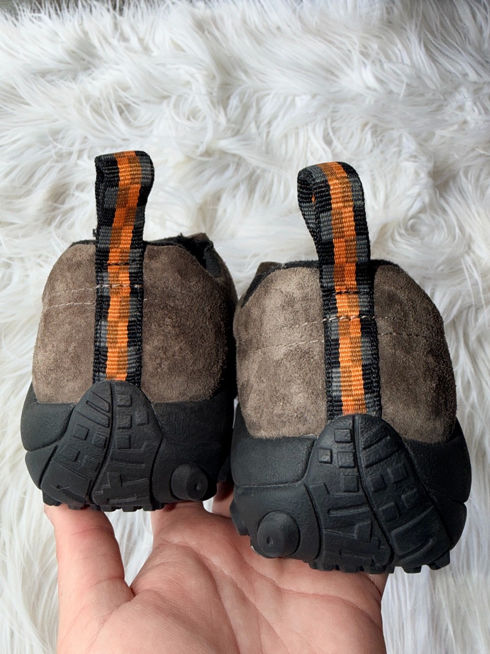 Merrell Women’s 8 Jungle Moc Gunsmoke Suede Slip-On Shoes - Picture 6 of 8